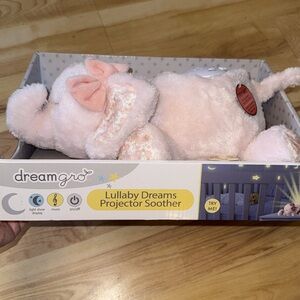 Adorable Pink Elephant Lullaby Dreams Projector Soother